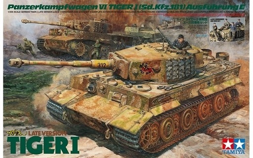 Tamiya 1/35 German Tiger I Late Version W Ace Commander & Crew